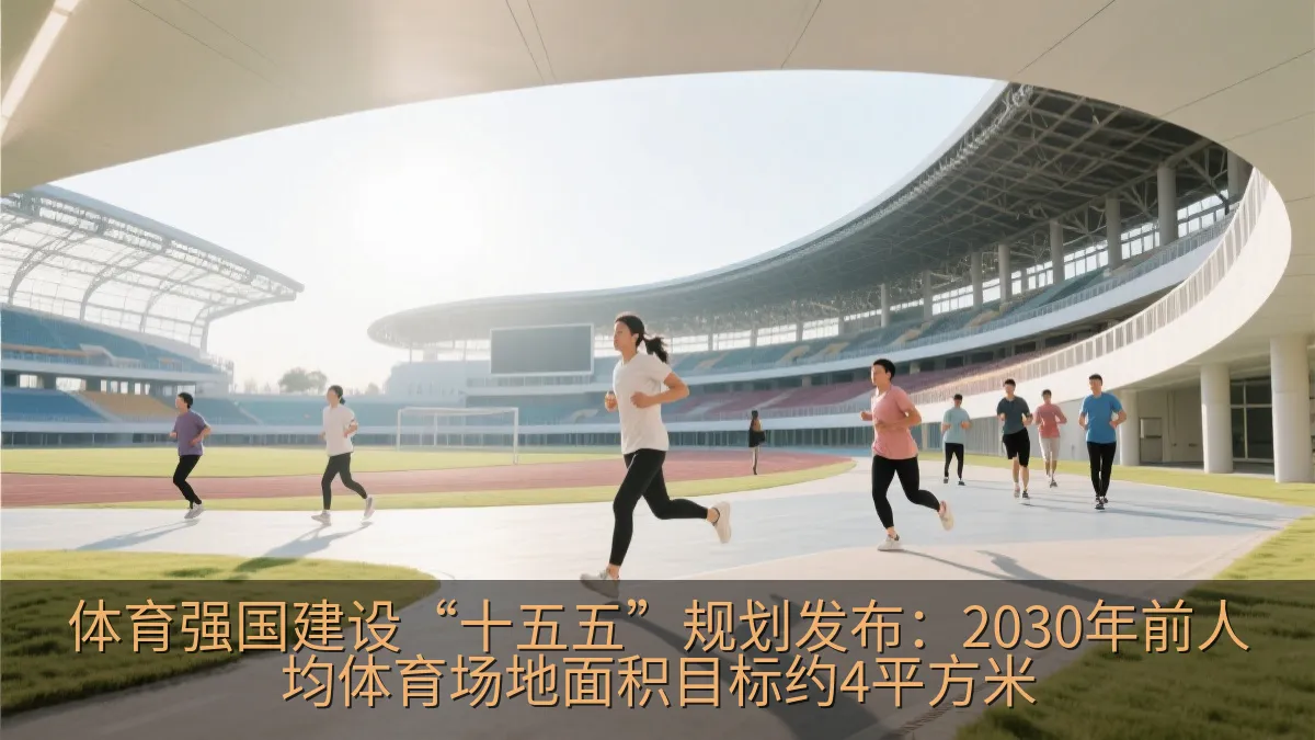 体育强国建设“十五五”规划发布：2030年前人均体育场地面积目标约4平方米