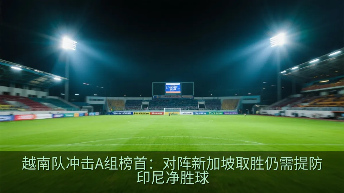 东盟杯小组赛赛场上的足球比赛