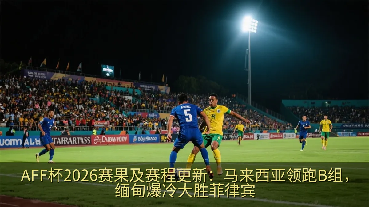 AFF杯2026赛果及赛程更新：马来西亚领跑B组，缅甸爆冷大胜菲律宾